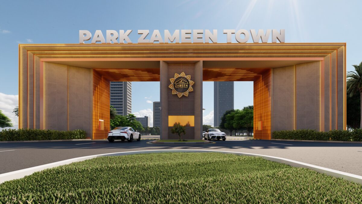 Park-Zameen-Town-Gate-Day