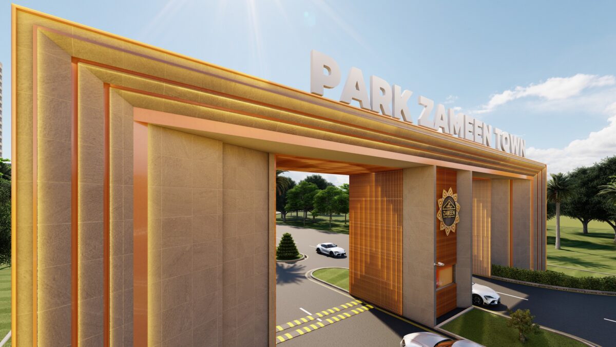 Park-Zameen-Town-Gate-Day- Side