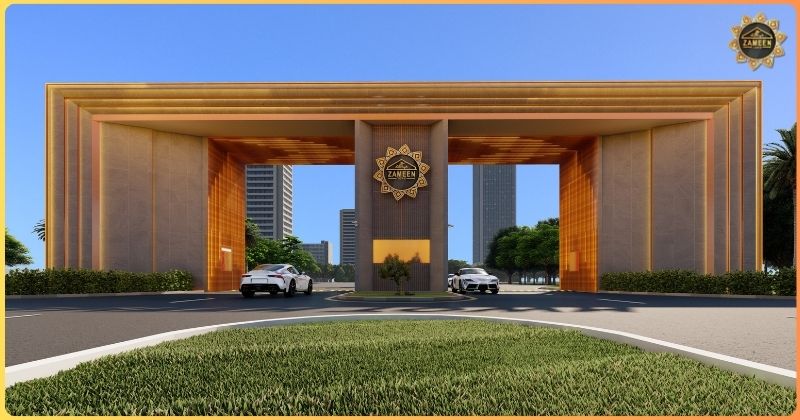 Park Zameen Town Grand Entrance