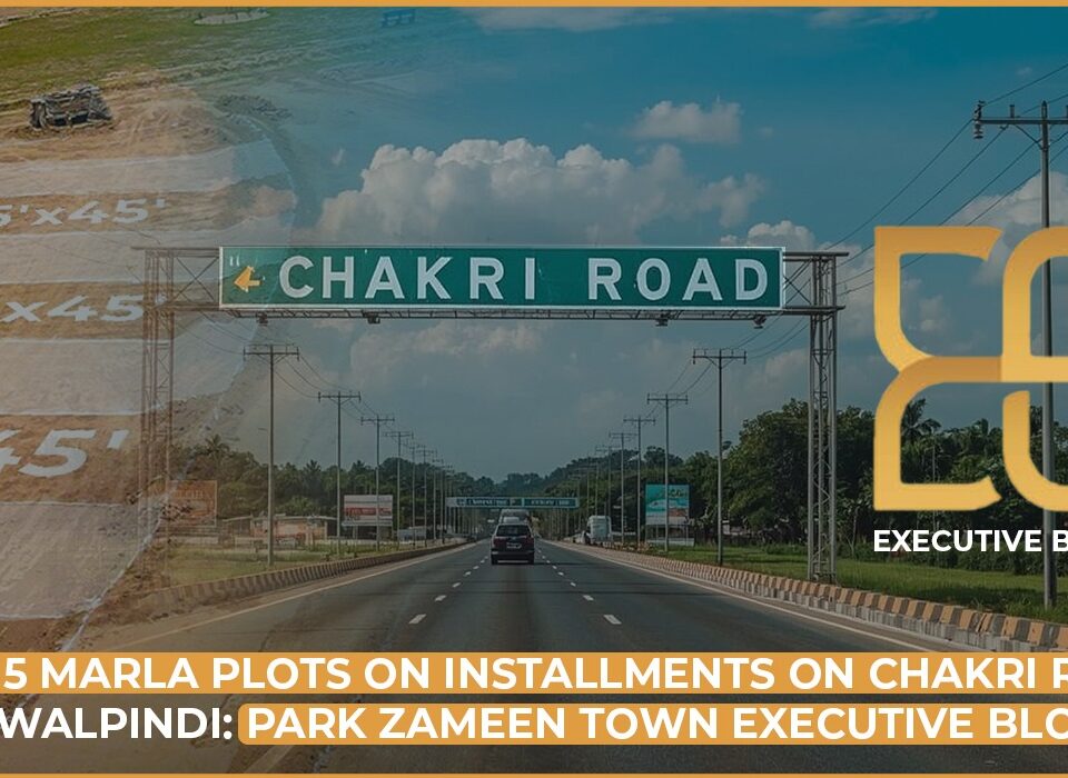 Best 5 Marla Plots on Installments on Chakri Road Rawalpindi